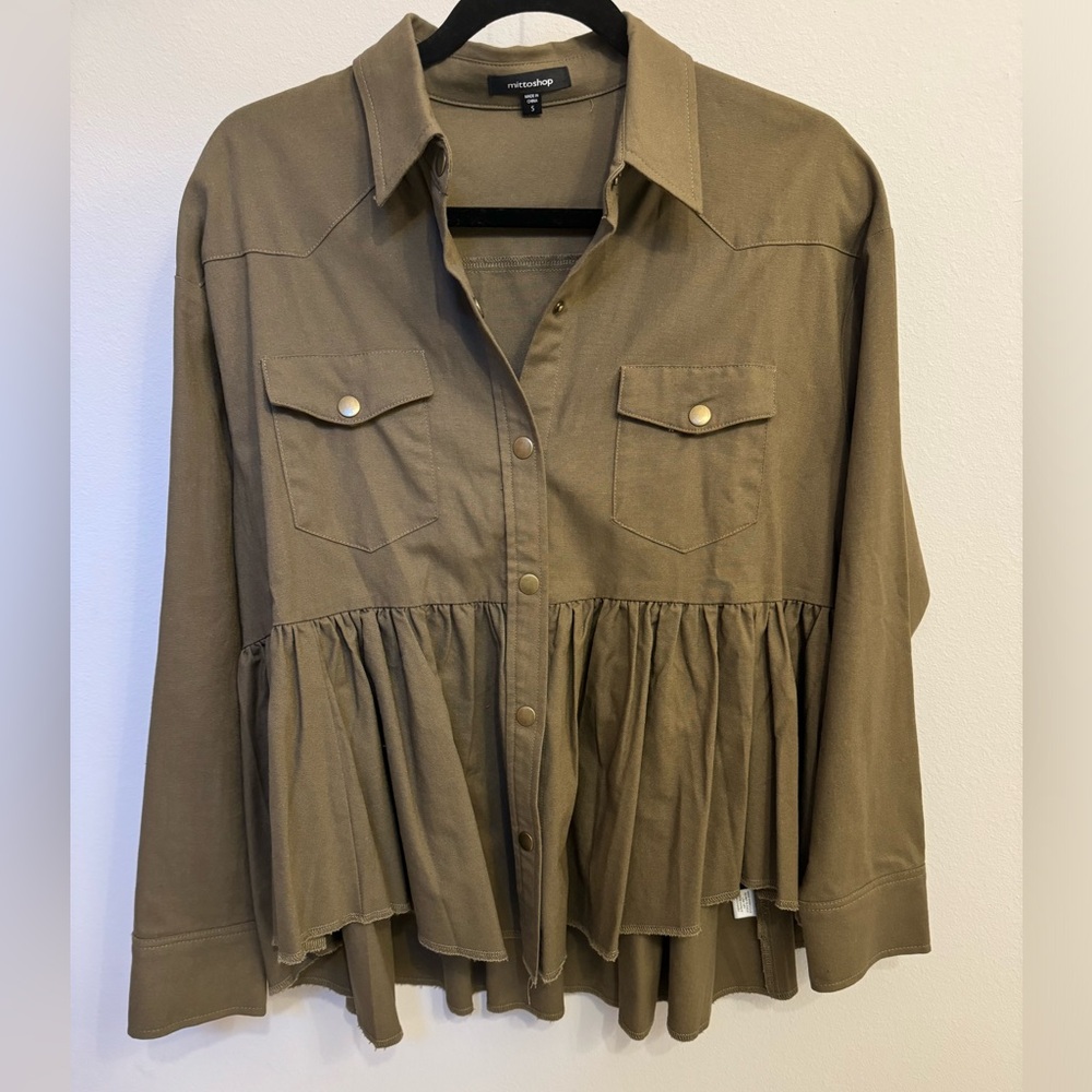 Mittoshop green jacket size small